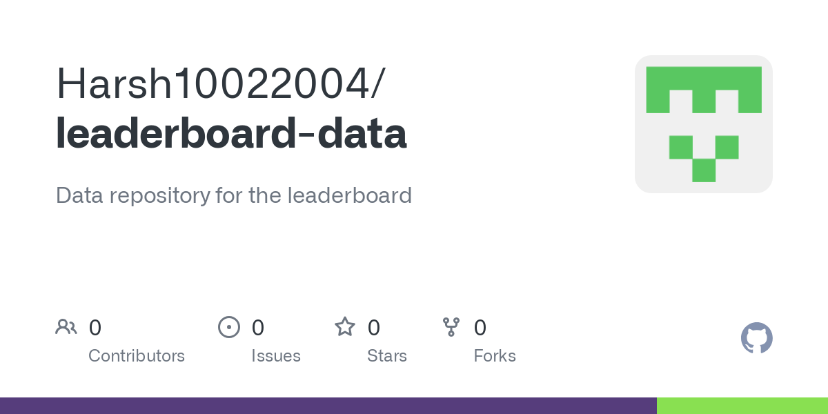 https://github.com/Harsh10022004/leaderboard-data